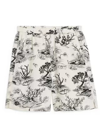 Pull-On Shorts med tryk