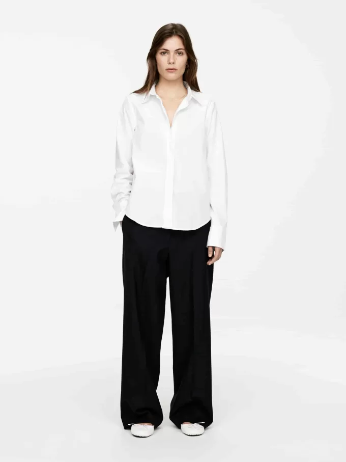 Regular-Fit Poplin skjorte