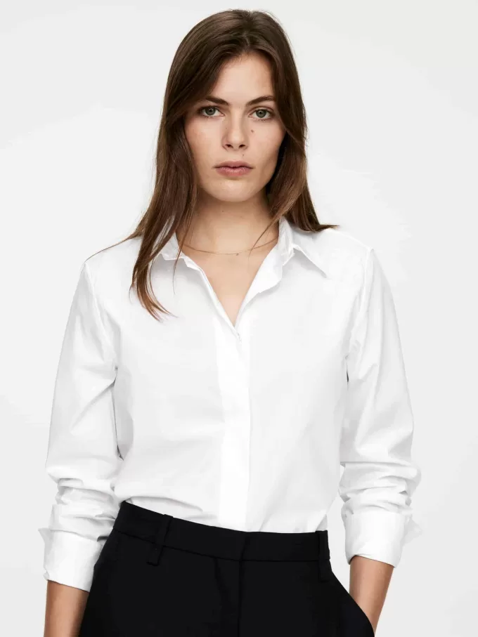 Regular-Fit Poplin skjorte