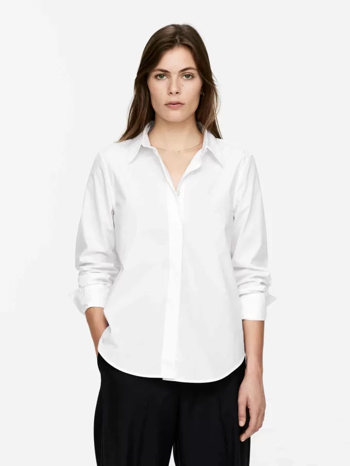 Regular-Fit Poplin skjorte