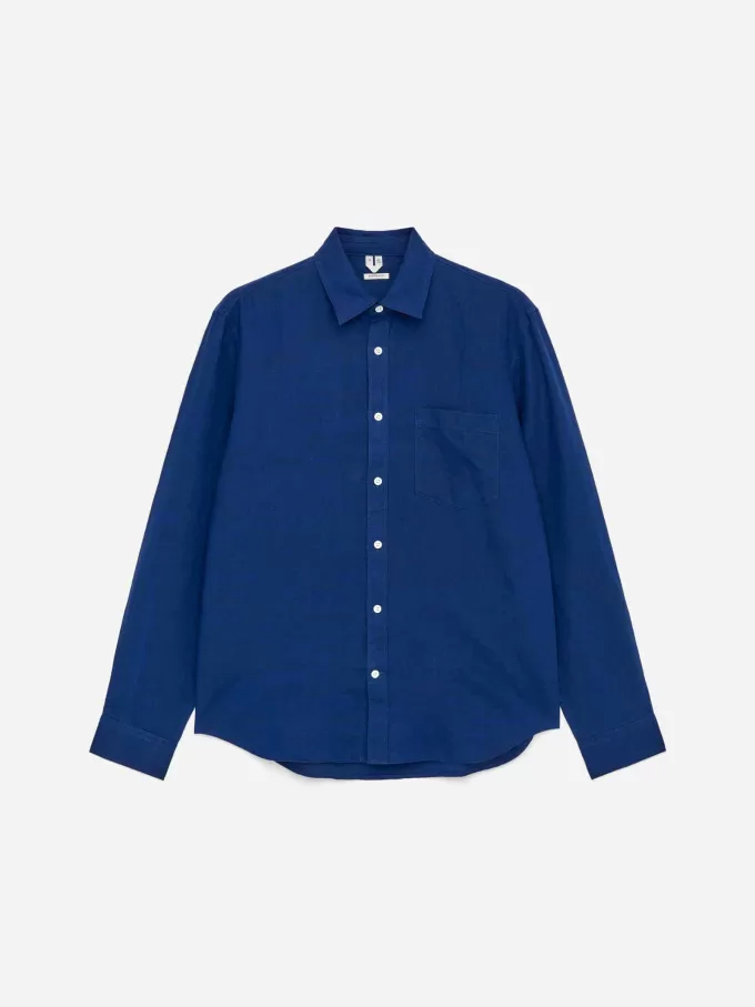 Regular-Fit linned skjorte