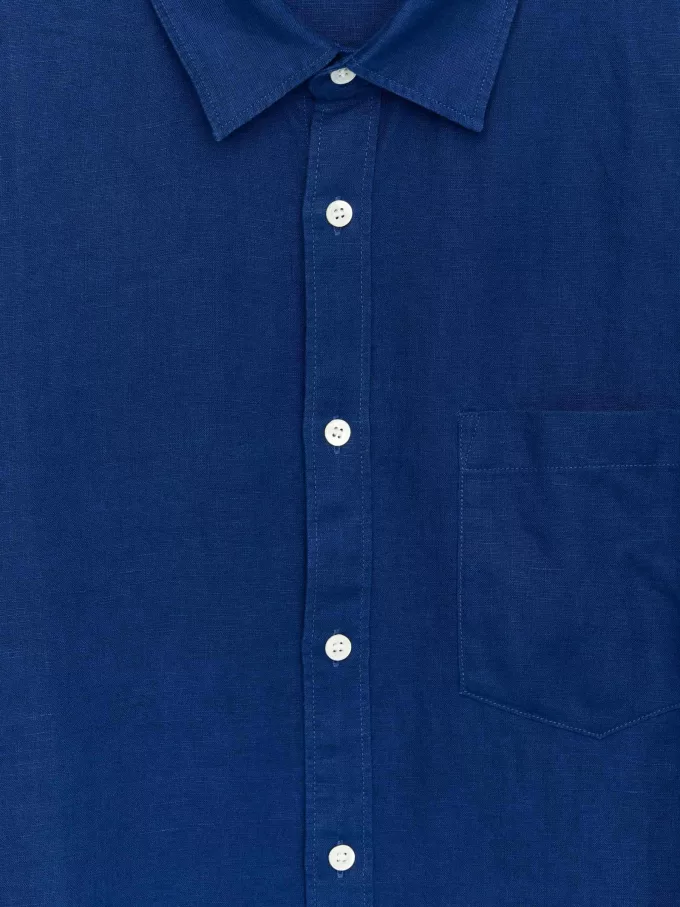 Regular-Fit linned skjorte