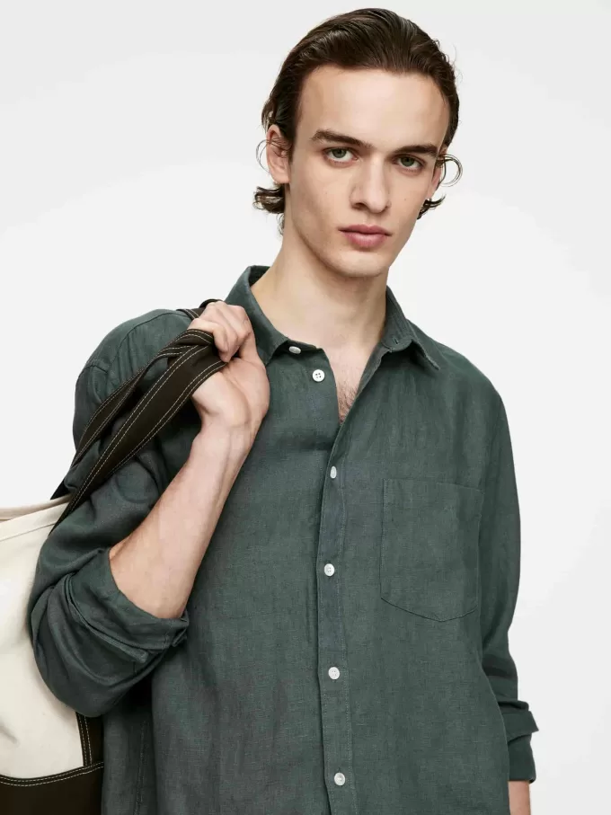 Regular-Fit linned skjorte Regular-Fit linned skjorte