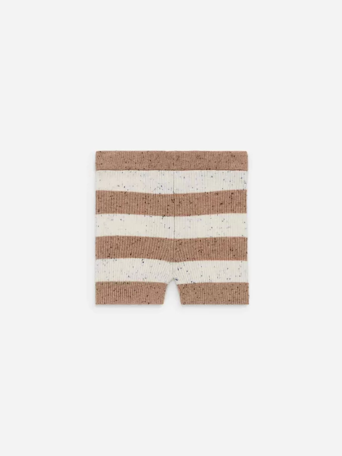 Ribstrikkede shorts Ribstrikkede shorts