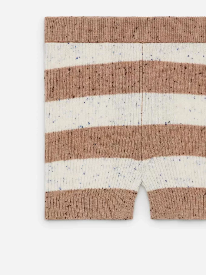 Ribstrikkede shorts Ribstrikkede shorts