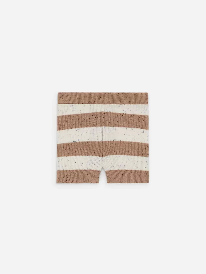 Ribstrikkede shorts Ribstrikkede shorts