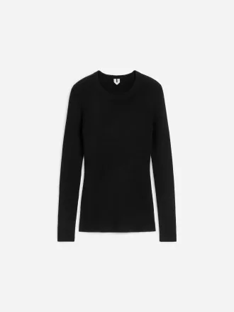 Ribstrikket Merino Top