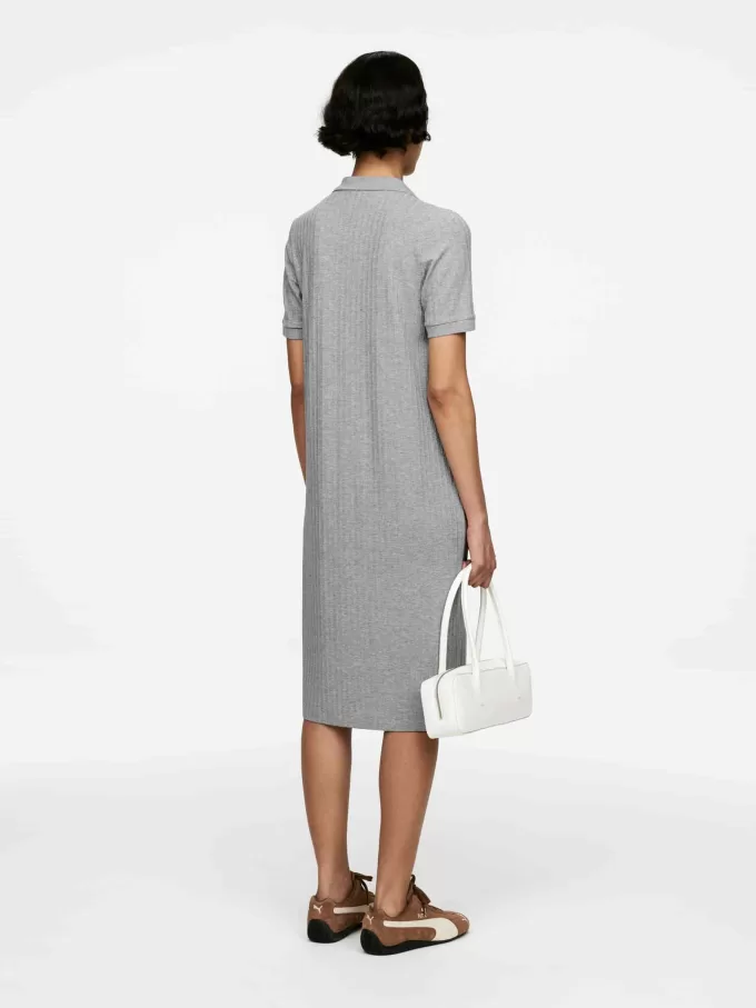 Ribstrikket polokjole