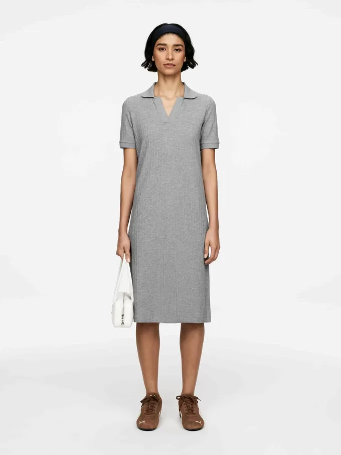 Ribstrikket polokjole