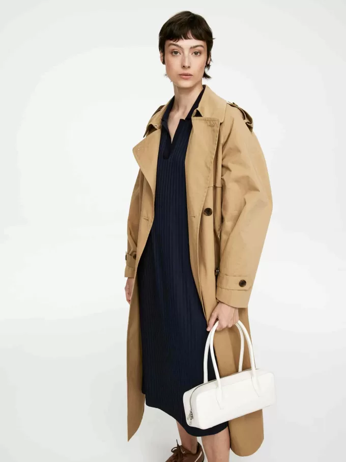 Ribstrikket polokjole