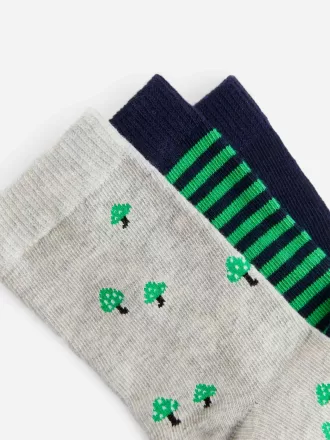 Sæt med 3 bomuldsstrømper