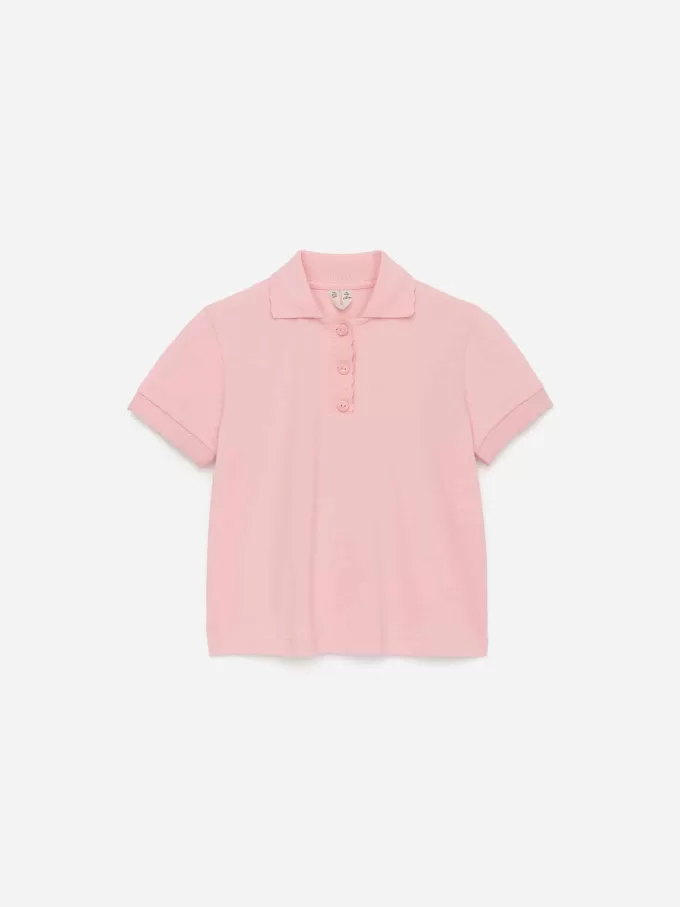 Scallop Edge Poloshirt