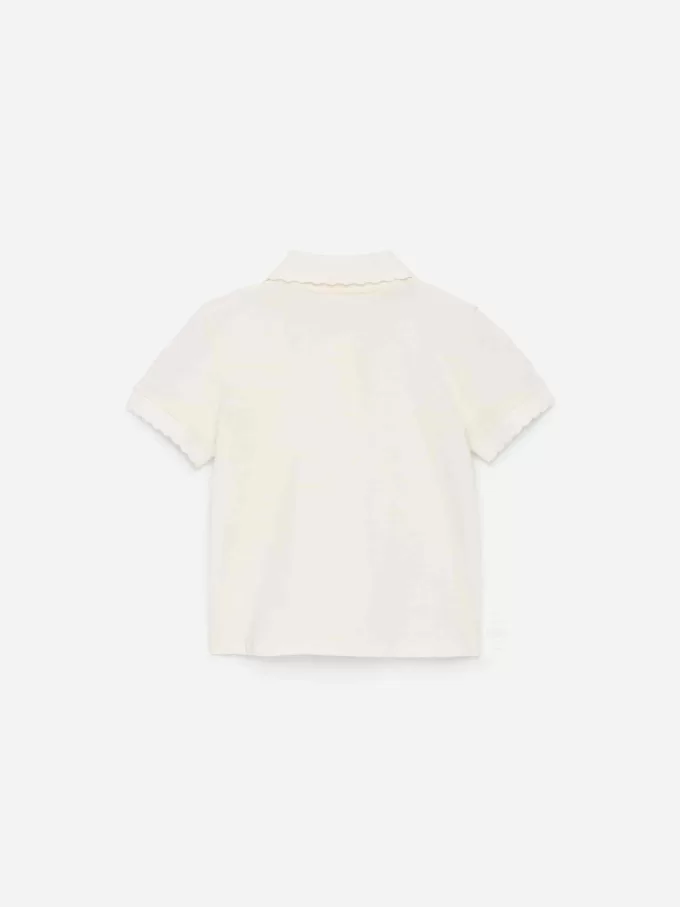 Scallop Edge Poloshirt Scallop Edge Poloshirt