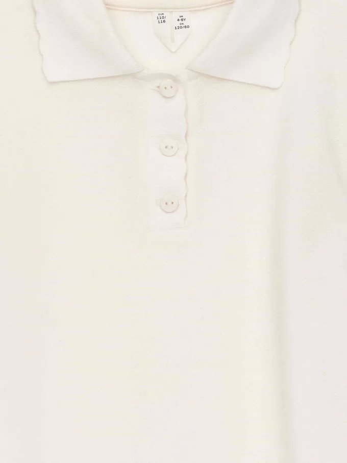 Scallop Edge Poloshirt Scallop Edge Poloshirt