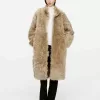 Shearling frakke Shearling frakke