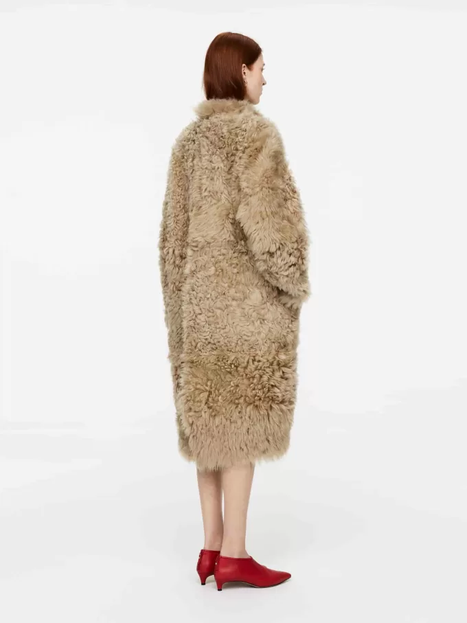 Shearling frakke Shearling frakke