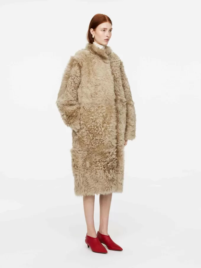 Shearling frakke Shearling frakke