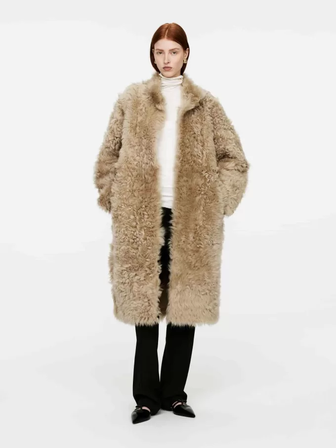 Shearling frakke Shearling frakke