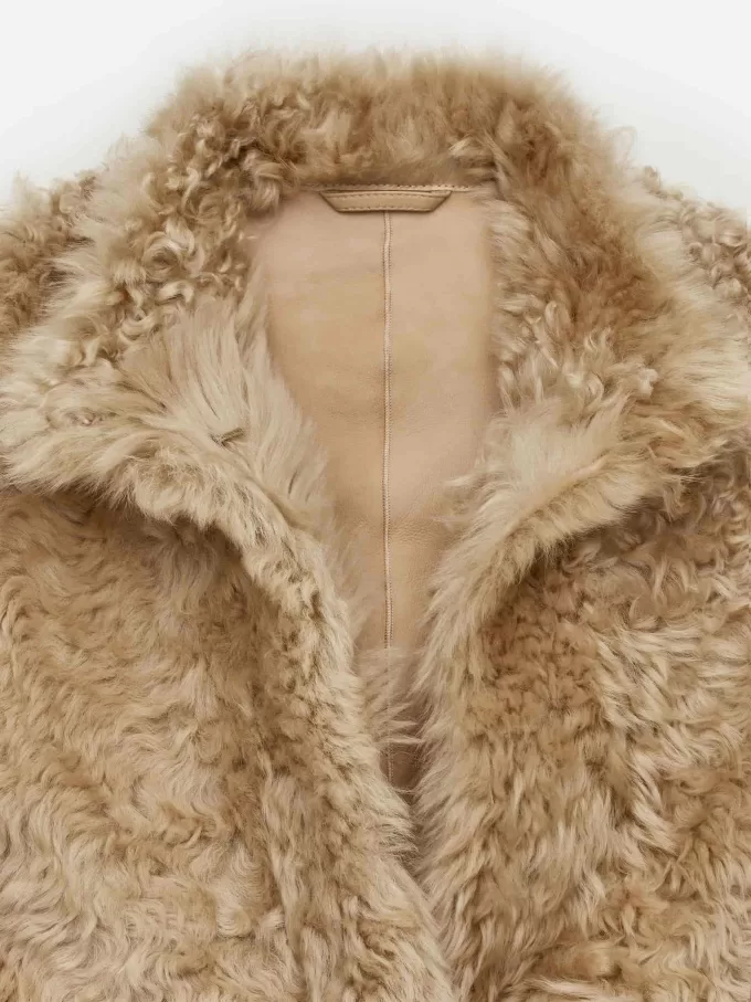 Shearling frakke Shearling frakke