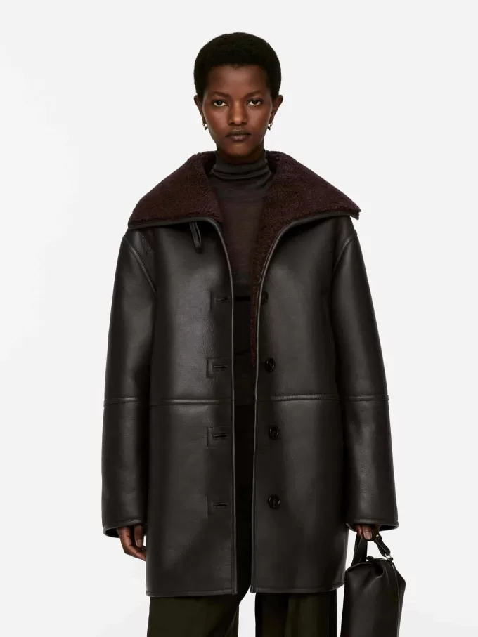 Shearling jakke