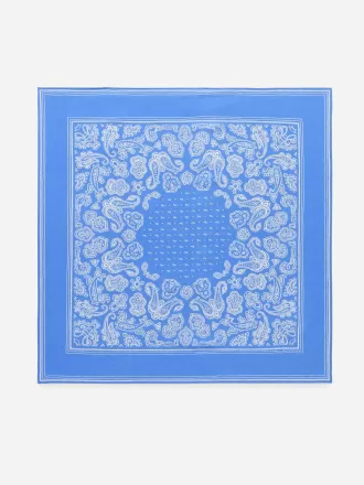 Silketørklæde med tryk