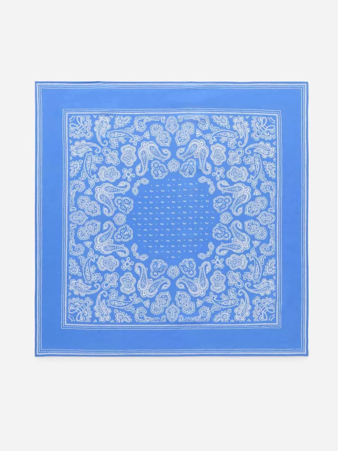 Silketørklæde med tryk