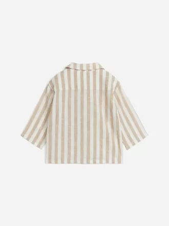 Skjorte i hør-bomuld