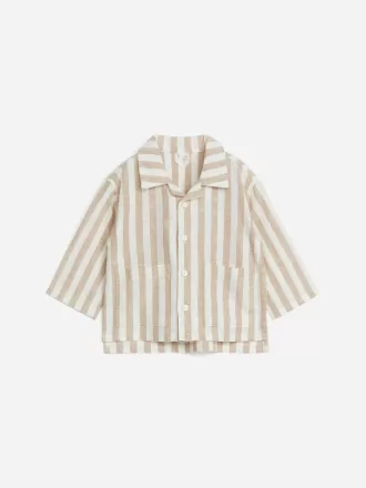 Skjorte i hør-bomuld