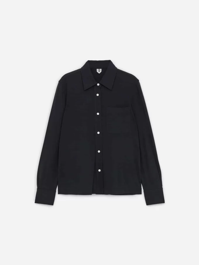 Skjorte med viskoseblanding Skjorte med viskoseblanding