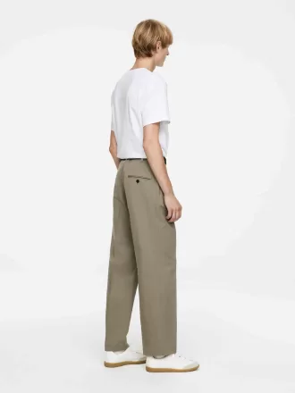 Skræddersyede bukser med bred pasform