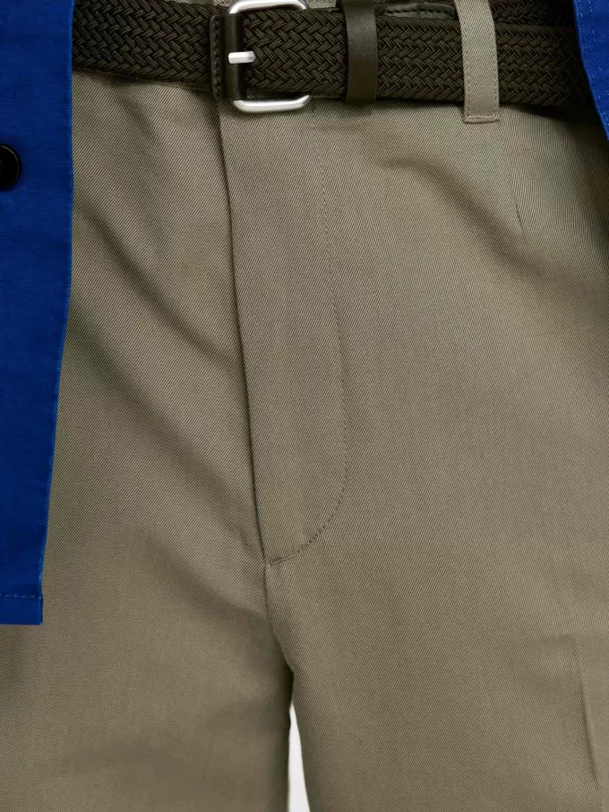 Skræddersyede bukser med bred pasform