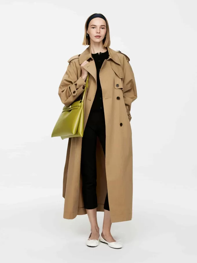 Skuldertaske i læder