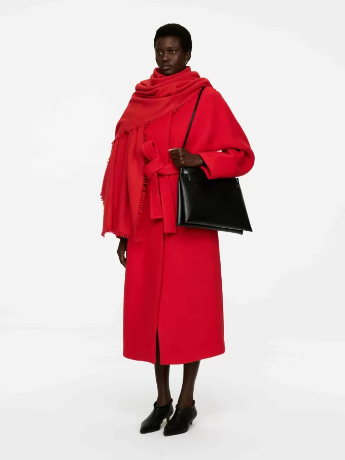 Skuldertaske i læder