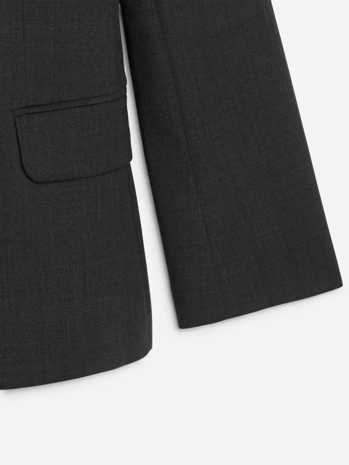 Slank enkeltradet blazer Slank enkeltradet blazer