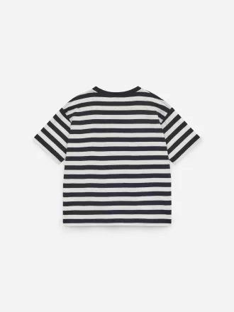 Slub-strikket T-shirt