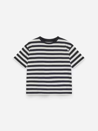 Slub-strikket T-shirt