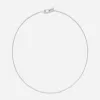 Sølv reb kæde halskæde