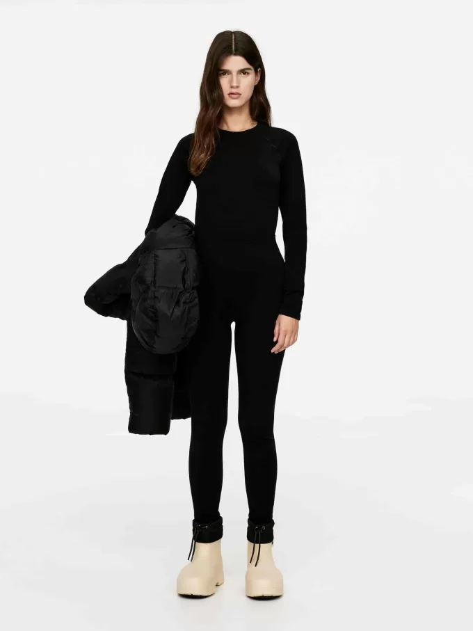 Sømløse strømpebukser i uldblanding Sømløse strømpebukser i uldblanding