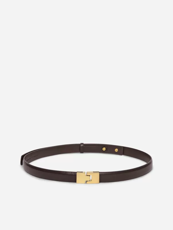 Spænde læderbælte Spænde læderbælte