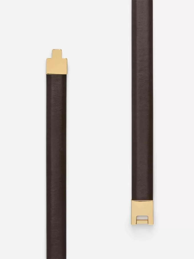 Spænde læderbælte Spænde læderbælte