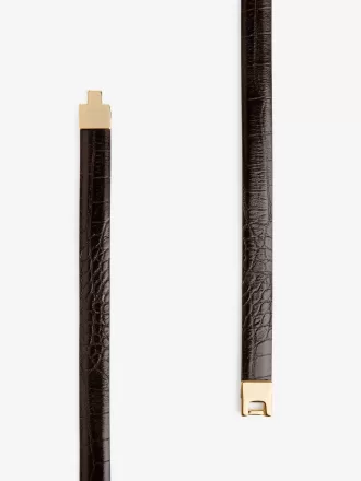 Spænde læderbælte