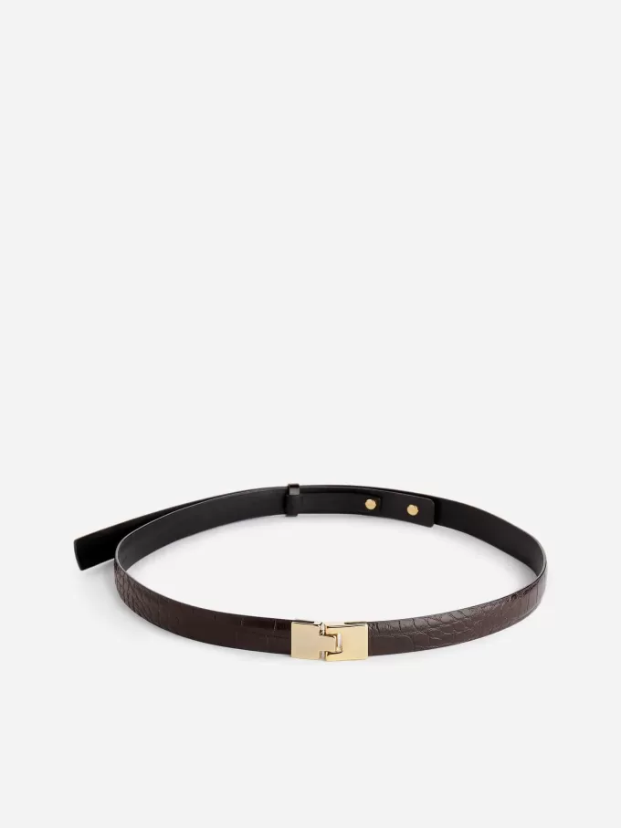 Spænde læderbælte Spænde læderbælte