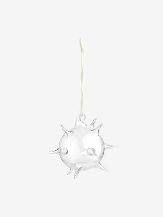 Spike kugle af glas