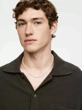 Sterling sølv hvede kæde halskæde Sterling sølv hvede kæde halskæde