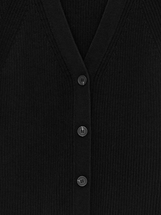 Strikket ærmeløs top