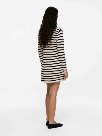 Strikket bomuldskjole