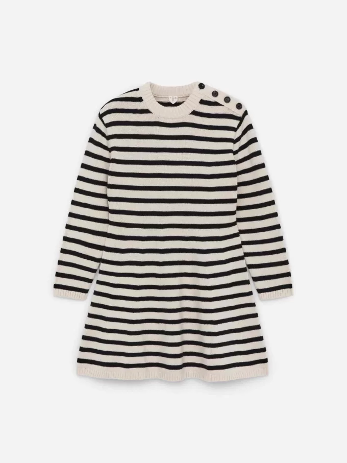 Strikket bomuldskjole