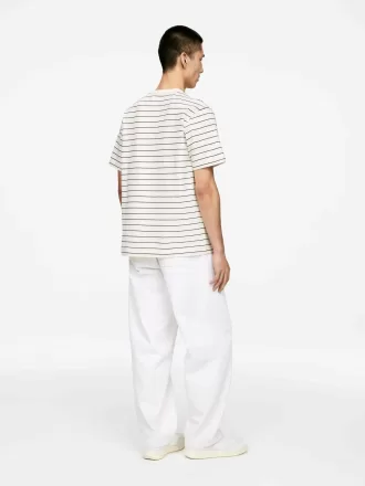 T-shirt i bomuld i hør