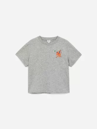 T-shirt med bred pasform