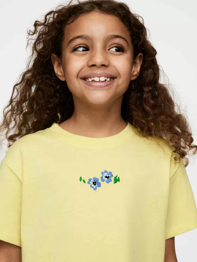 T-shirt med bred pasform